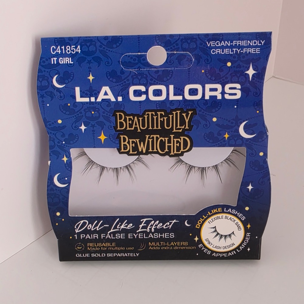 L.A. COLORS Beautifully Bewitched Doll-Like Effect False Lashes It Girl C41854